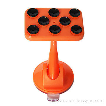 Plastic Silicone Holder Car Mount for Mobile, iPod/iPhone/GPS/MP3 Players